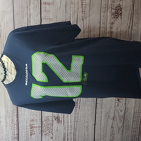 Majestic Seattle Seahawks fan 12 t-shirt - Picture 2 of 7